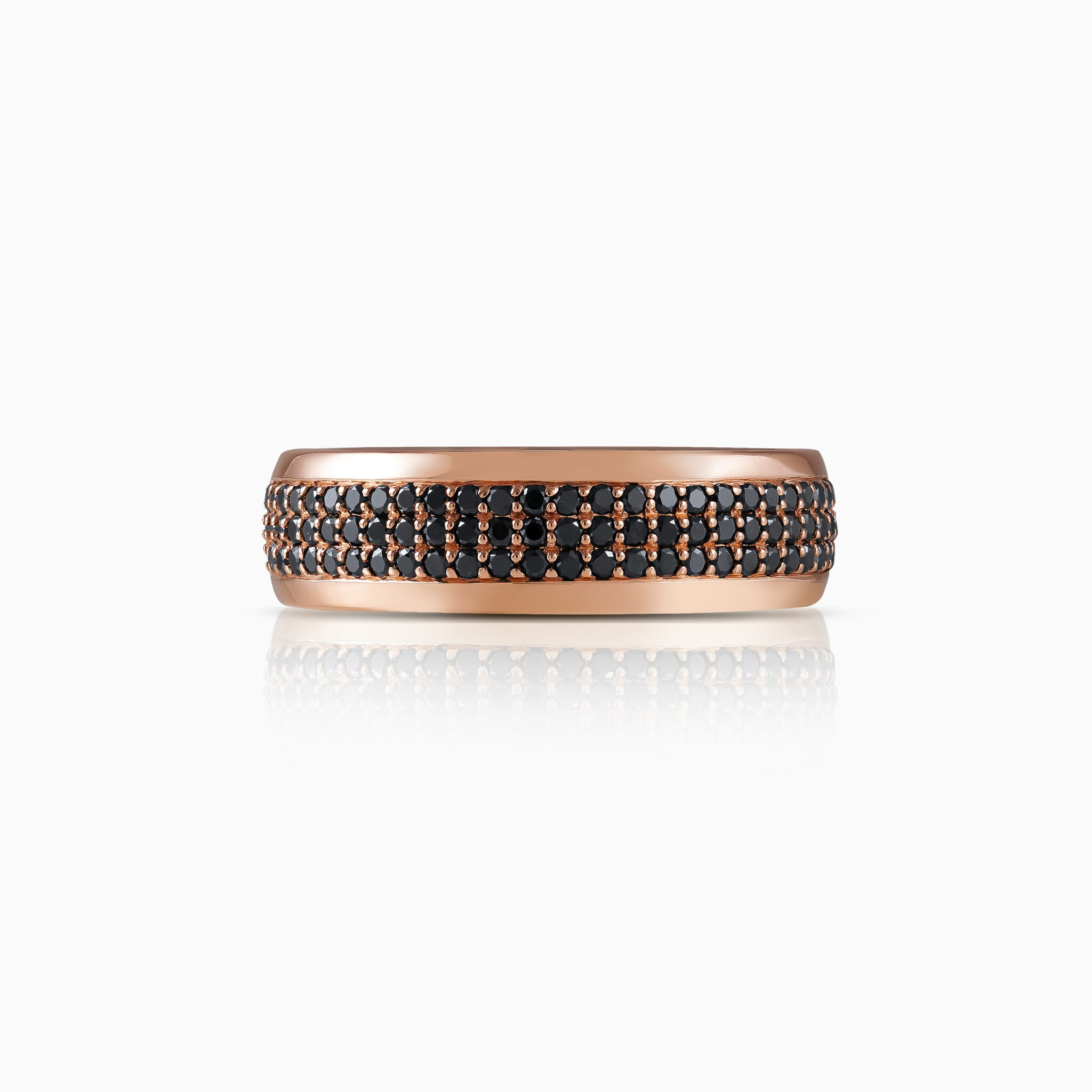 Octavia Black Diamonds Rose Ring - DINIDU