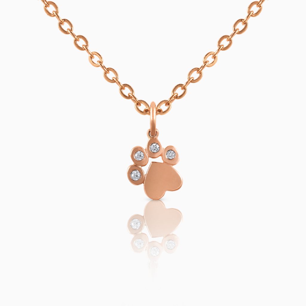 Arlo Diamonds and Rose Gold Pendant at DINIDU Colombo Sri Lanka