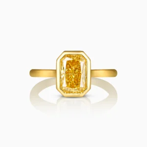 Oria Yellow Diamond and Yellow Gold Ring at DINIDU Colombo Sri Lanka