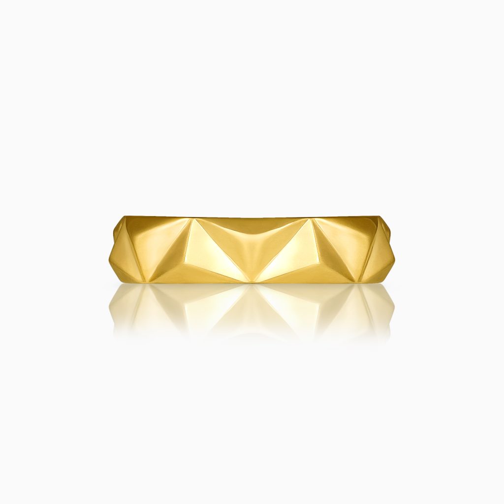 Tiberius Yellow Gold Band at DINIDU Colombo Sri Lanka