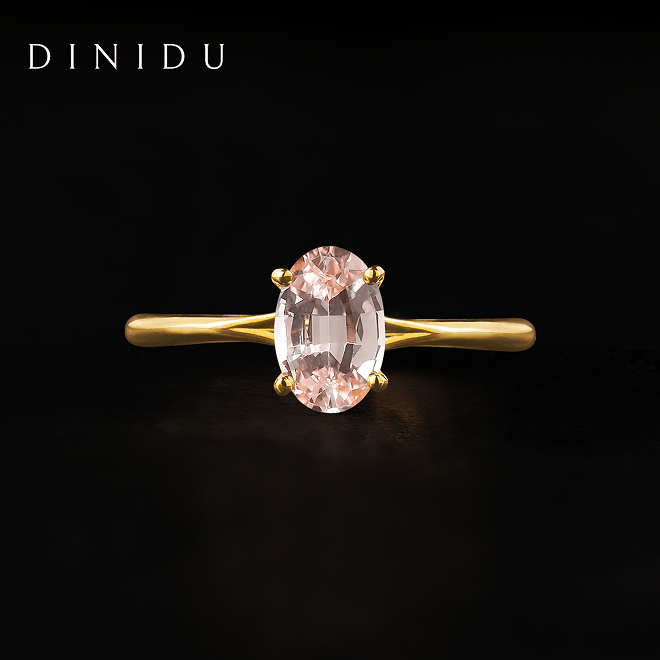 24JUN0304-Peach Diamond Rose Gold Ring - Style 02 1 (1)