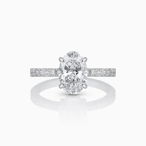 Layla Lab Diamonds and White Gold Ring at DINIDU Colombo Sri Lanka